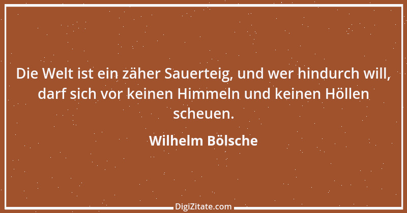 Zitat von Wilhelm Bölsche 1