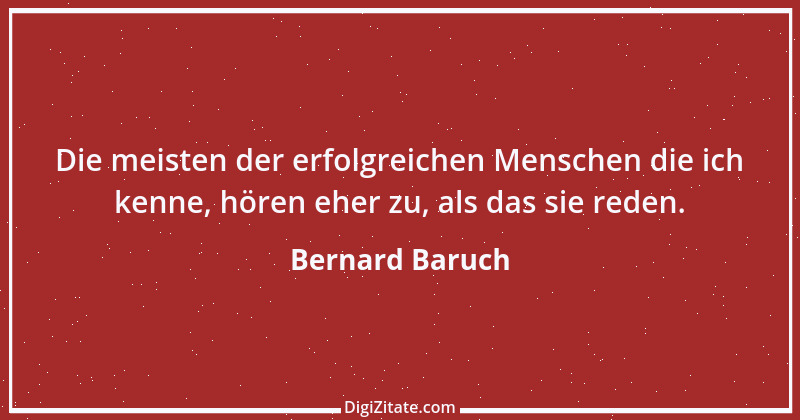 Zitat von Bernard Baruch 11