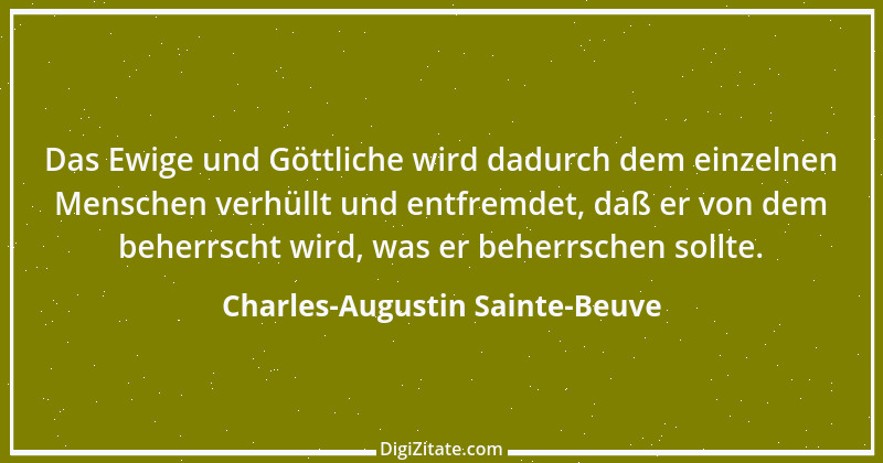 Zitat von Charles-Augustin Sainte-Beuve 6