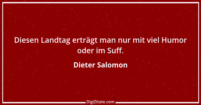 Zitat von Dieter Salomon 1