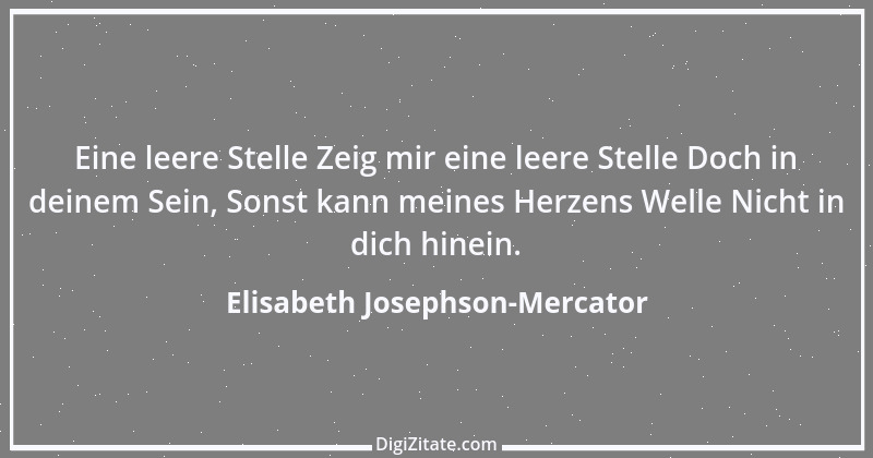 Zitat von Elisabeth Josephson-Mercator 9