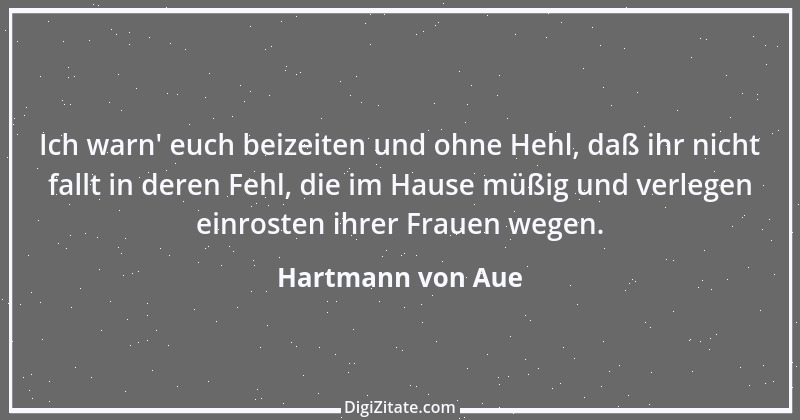 Zitat von Hartmann von Aue 2