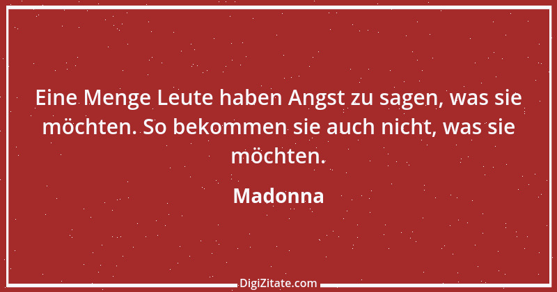 Zitat von Madonna 15