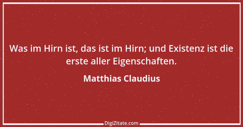 Zitat von Matthias Claudius 142