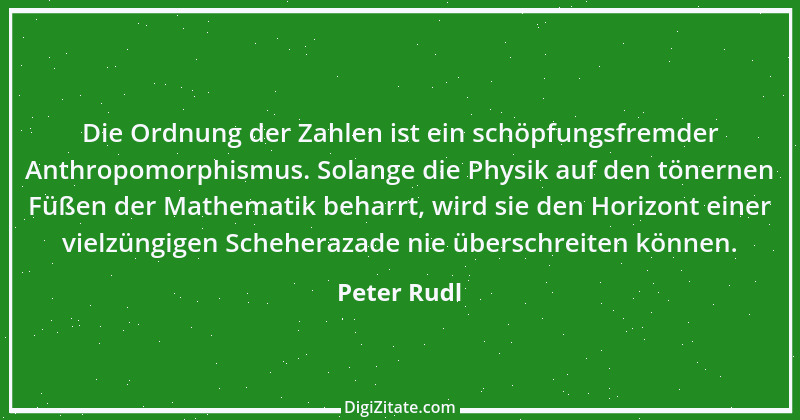 Zitat von Peter Rudl 718