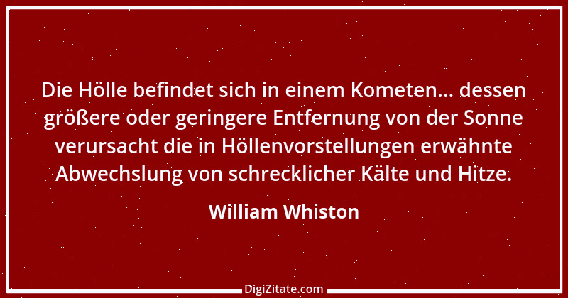 Zitat von William Whiston 1