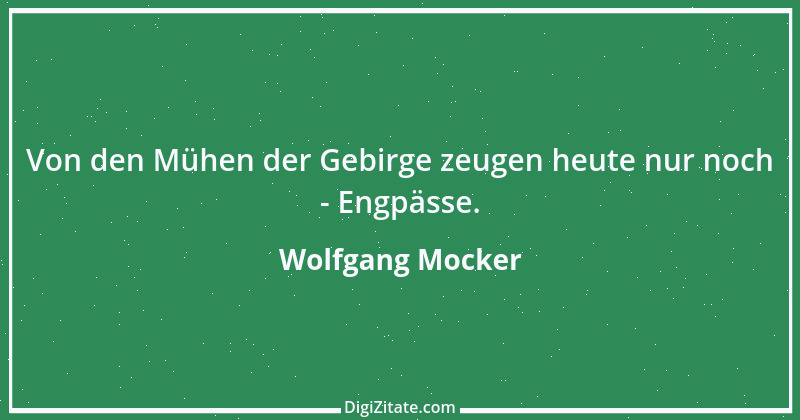 Zitat von Wolfgang Mocker 465