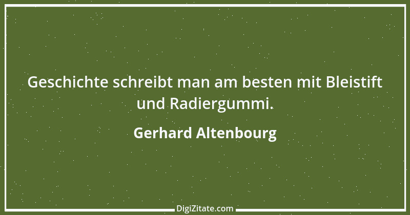 Zitat von Gerhard Altenbourg 1