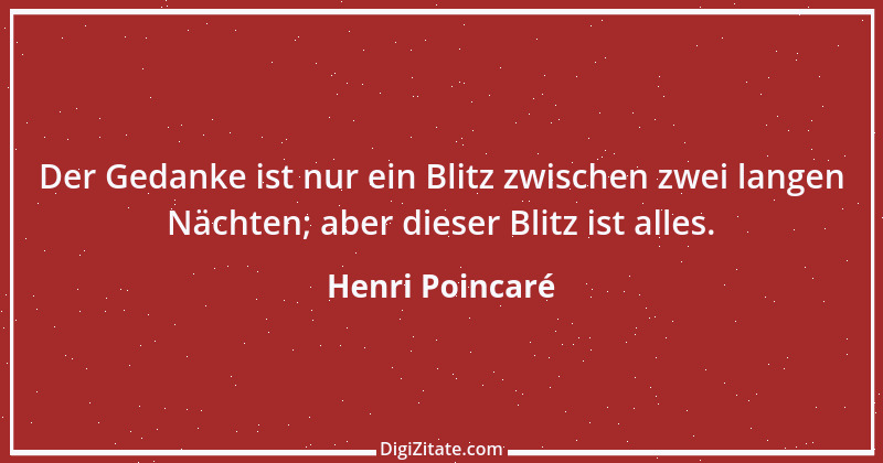 Zitat von Henri Poincaré 1