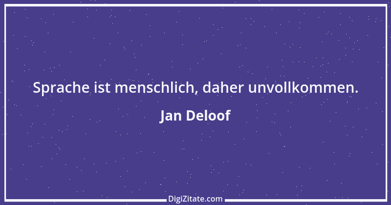 Zitat von Jan Deloof 1