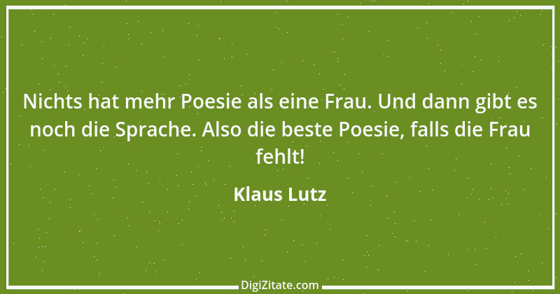 Zitat von Klaus Lutz 7