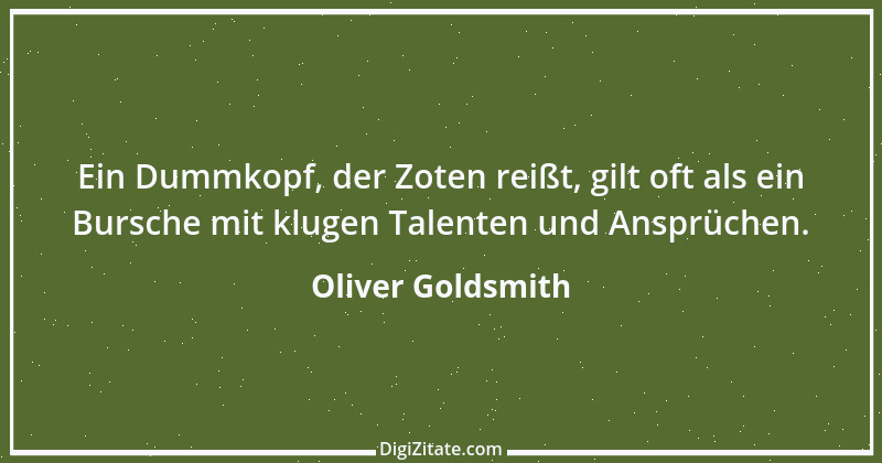 Zitat von Oliver Goldsmith 13