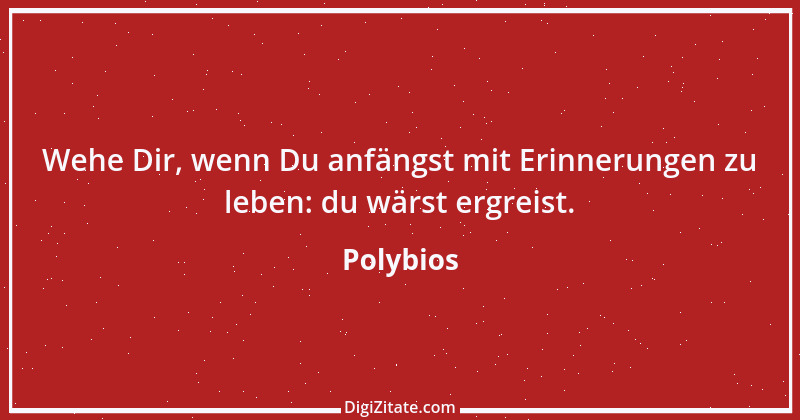 Zitat von Polybios 1