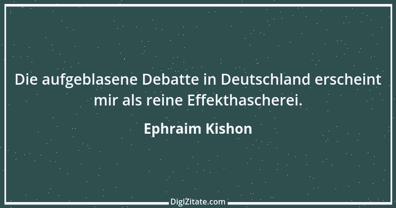 Zitat von Ephraim Kishon 22