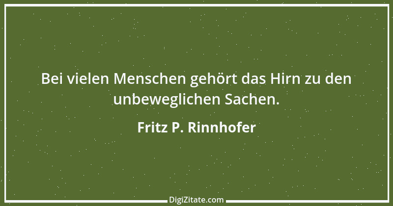 Zitat von Fritz P. Rinnhofer 45