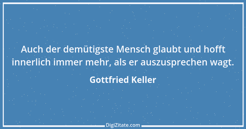 Zitat von Gottfried Keller 45