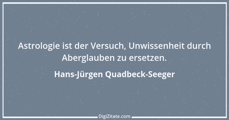 Zitat von Hans-Jürgen Quadbeck-Seeger 426