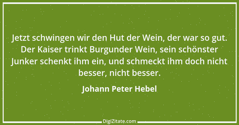 Zitat von Johann Peter Hebel 9