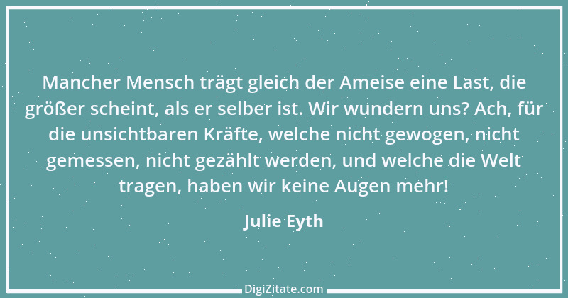 Zitat von Julie Eyth 116