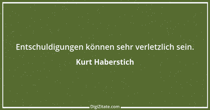 Zitat von Kurt Haberstich 1