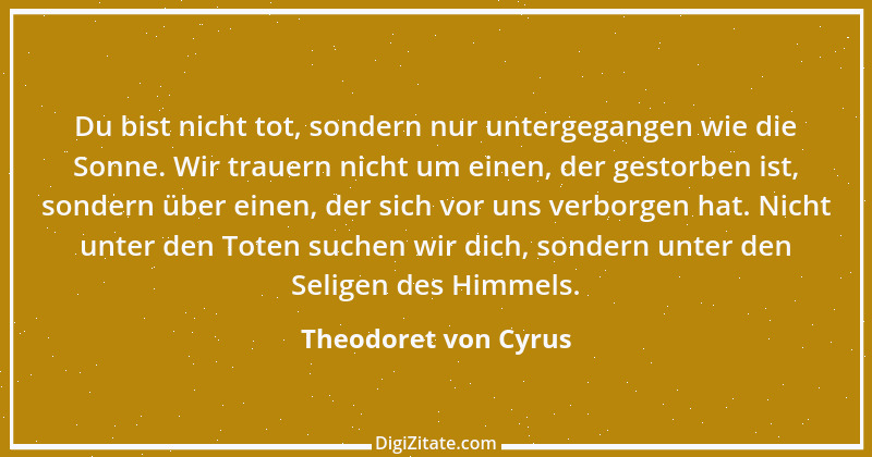 Zitat von Theodoret von Cyrus 2