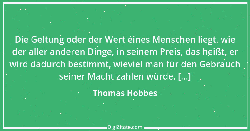 Zitat von Thomas Hobbes 61