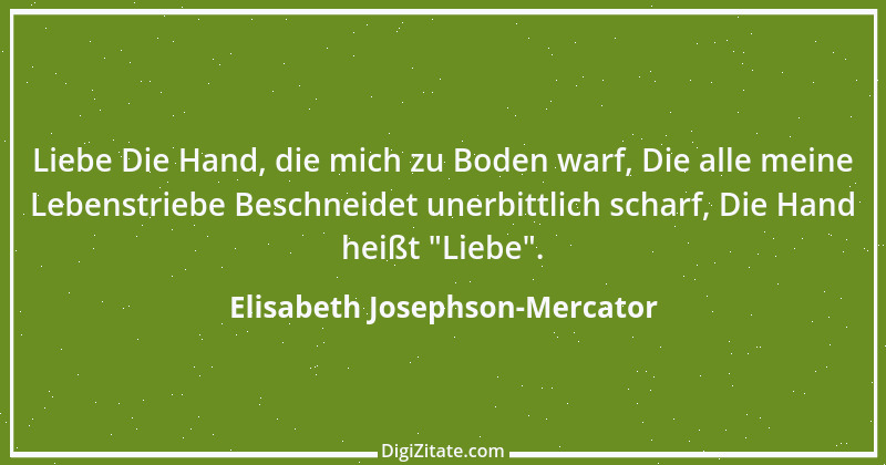 Zitat von Elisabeth Josephson-Mercator 11