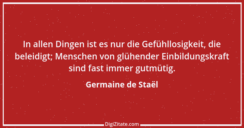 Zitat von Germaine de Staël 77