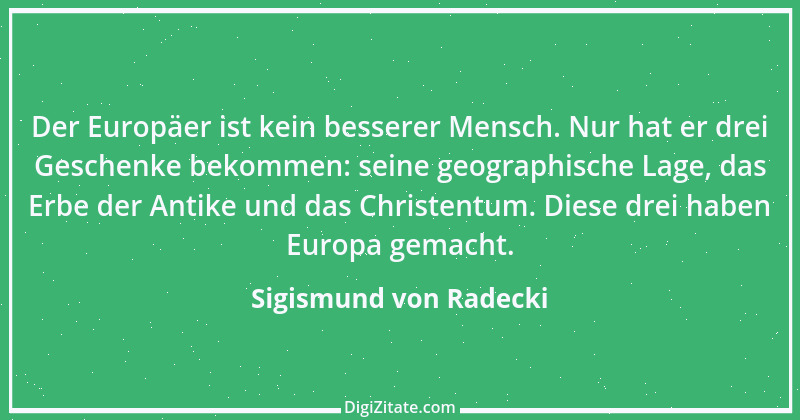 Zitat von Sigismund von Radecki 10