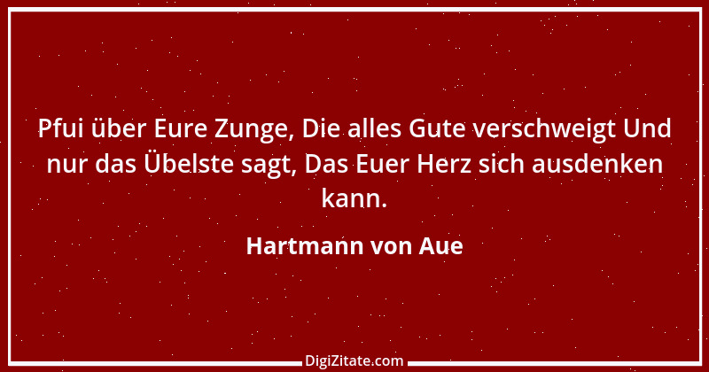 Zitat von Hartmann von Aue 5