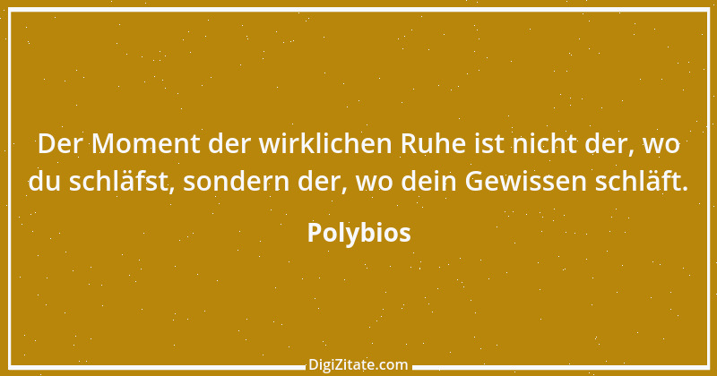 Zitat von Polybios 3