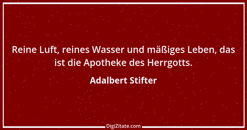 Zitat von Adalbert Stifter 22