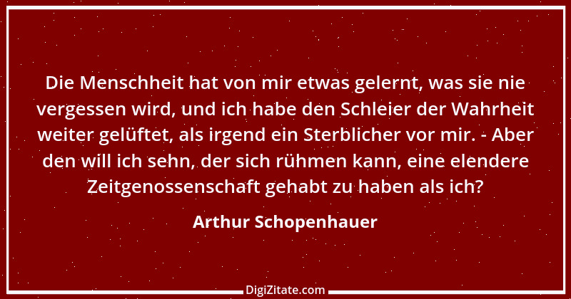 Zitat von Arthur Schopenhauer 314