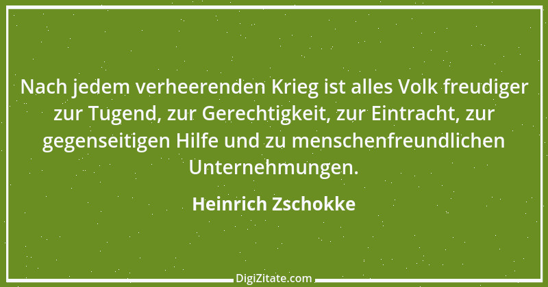 Zitat von Heinrich Zschokke 12