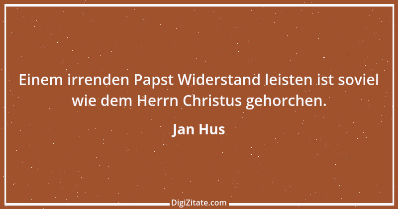 Zitat von Jan Hus 2