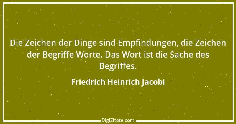 Zitat von Friedrich Heinrich Jacobi 1