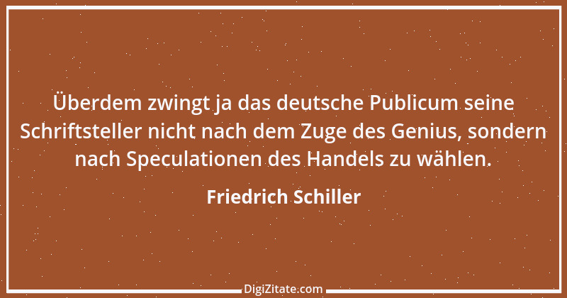 Zitat von Friedrich Schiller 1966