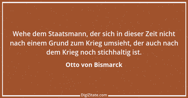 Zitat von Otto von Bismarck 147