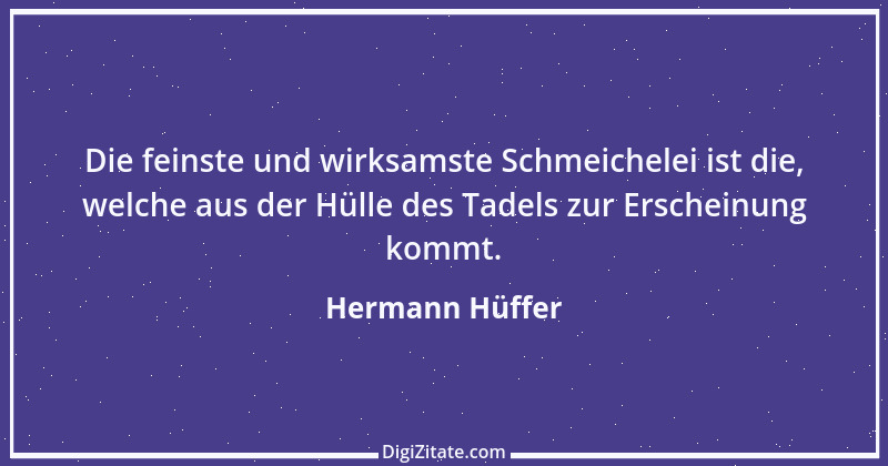 Zitat von Hermann Hüffer 1