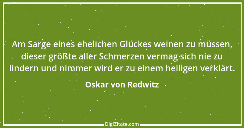 Zitat von Oskar von Redwitz 2