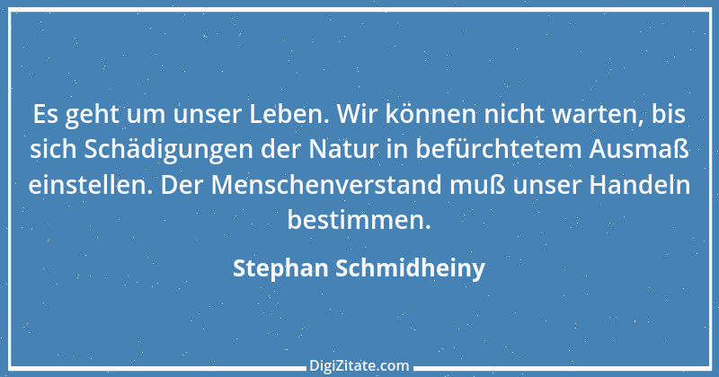 Zitat von Stephan Schmidheiny 1