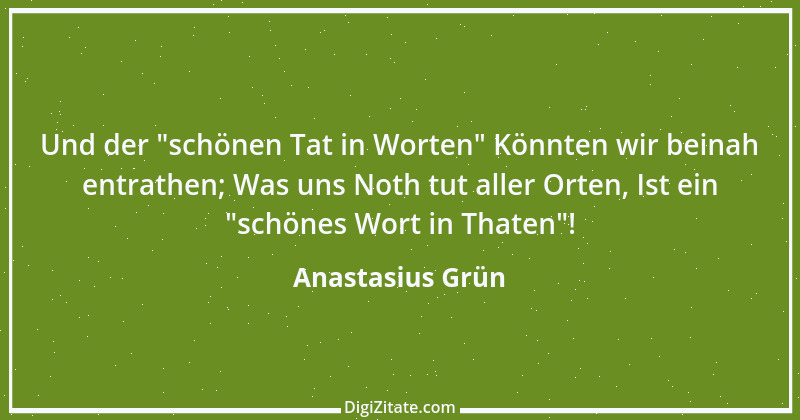 Zitat von Anastasius Grün 11