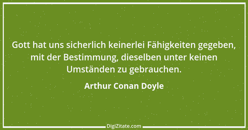 Zitat von Arthur Conan Doyle 2