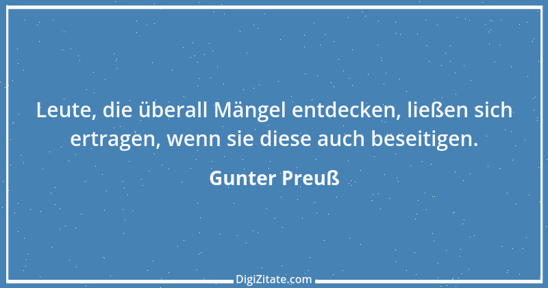 Zitat von Gunter Preuß 1