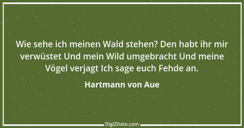 Zitat von Hartmann von Aue 11