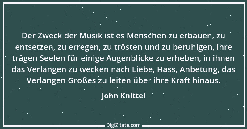 Zitat von John Knittel 29