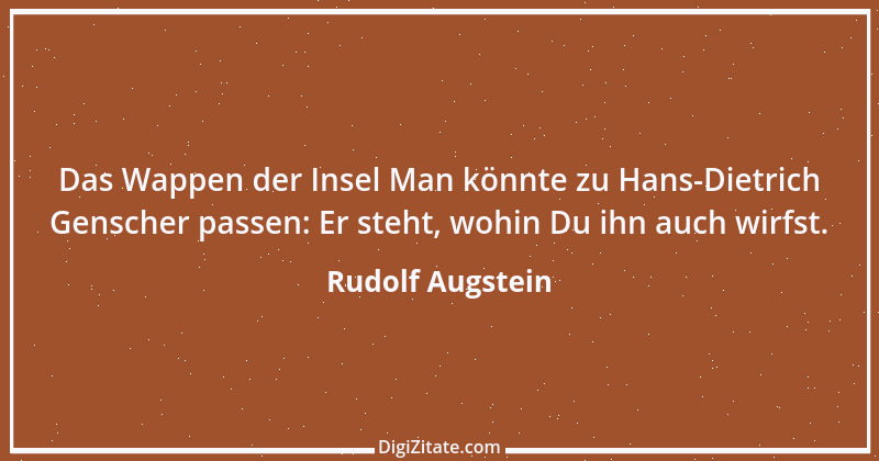 Zitat von Rudolf Augstein 74