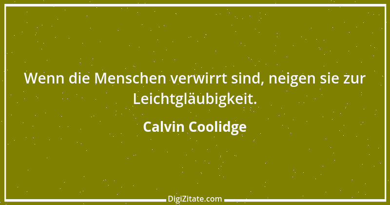 Zitat von Calvin Coolidge 8