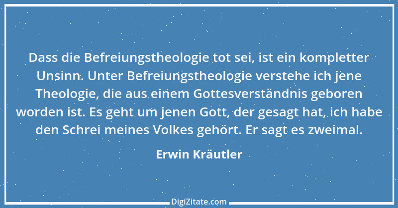 Zitat von Erwin Kräutler 1