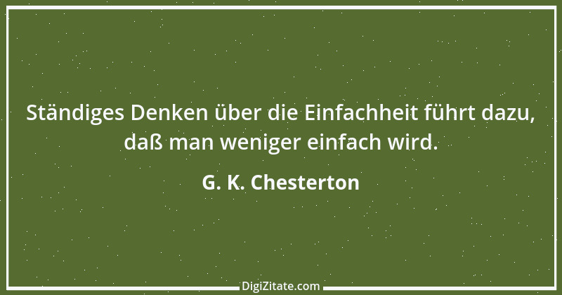 Zitat von G. K. Chesterton 2